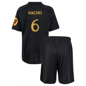 Real Madrid Nacho Fernandez #6 Tredje Kläder Barn 2023-24 Kortärmad (+ Korta byxor)